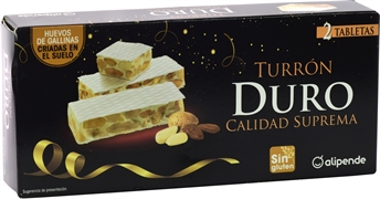 ALIPENDE (AHORRAMAS) TURRÓN DURO. CALIDAD SUPREMA ALIPENDE (AHORRAMAS) TURRÓN DURO. CALIDAD SUPREMA