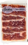 LA CHARCUTERÍA DE MERCADONA JAMÓN DE CEBO IBÉRICO 50% RAZA IBÉRICA. CORTADO A CUCHILLO. LA CHARCUTERÍA DE MERCADONA JAMÓN DE CEBO IBÉRICO 50% RAZA IBÉRICA. CORTADO A CUCHILLO.
