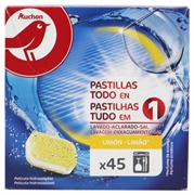 AUCHAN (ALCAMPO) LAVAVAJILLAS TODO EN 1 LIMÓN AUCHAN (ALCAMPO) LAVAVAJILLAS TODO EN 1 LIMÓN