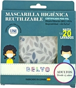 BELYO (HIPERCOR) MASCARILLA HIGIÉNICA REUTILIZABLE ADULTO BELYO (HIPERCOR) MASCARILLA HIGIÉNICA REUTILIZABLE ADULTO