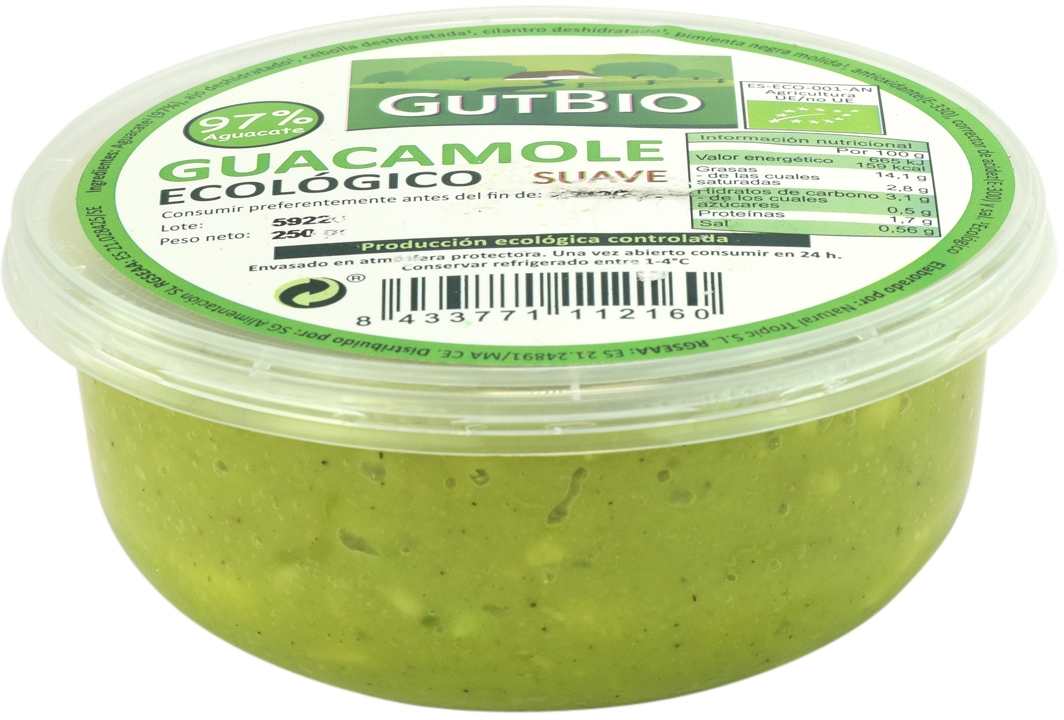 GUTBIO (ALDI) GUACAMOLE SUAVE ECOLÓGICO GUTBIO (ALDI) GUACAMOLE SUAVE ECOLÓGICO