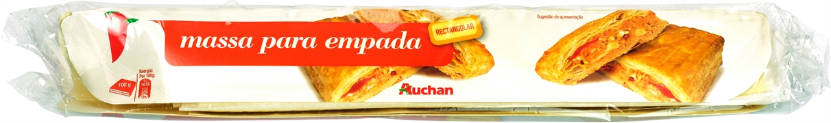AUCHAN (ALCAMPO) MASA EMPANADA RECTANGULAR AUCHAN (ALCAMPO) MASA EMPANADA RECTANGULAR