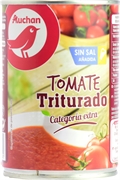 AUCHAN (ALCAMPO) TOMATE TRITURADO CATEGORÍA EXTRA AUCHAN (ALCAMPO) TOMATE TRITURADO CATEGORÍA EXTRA
