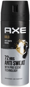 AXE GOLD ANTI WHITE MARKS ANTIPERSPIRANT 72H AXE GOLD ANTI WHITE MARKS ANTIPERSPIRANT 72H