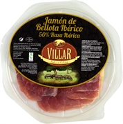 VILLAR JAMÓN DE BELLOTA IBÉRICO. 50% RAZA IBÉRICA, PLATO. VILLAR JAMÓN DE BELLOTA IBÉRICO. 50% RAZA IBÉRICA, PLATO.