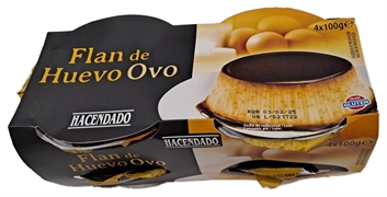HACENDADO (MERCADONA) FLAN DE HUEVO HACENDADO (MERCADONA) FLAN DE HUEVO
