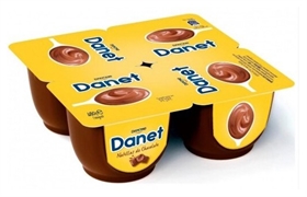 DANONE-DANET NATILLAS DE CHOCOLATE DANONE-DANET NATILLAS DE CHOCOLATE