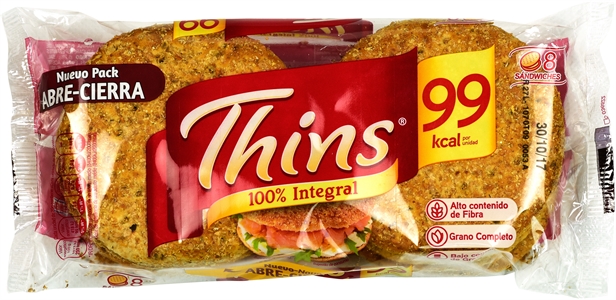 BIMBO - THINS 100% INTEGRAL