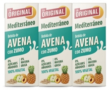 LA ORIGINAL BEBIDA DE AVENA CON ZUMO MEDITERRÁNENO