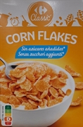 CARREFOUR CLASSIC CORN FLAKES SIN AZÚCARES AÑADIDOS