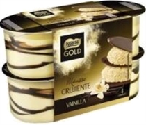 NESTLÉ-GOLD Mousse crujiente sabor vainilla