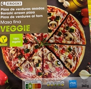 EROSKI PIZZA DE VERDURAS ASADAS