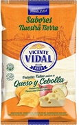 VICENTE VIDAL Patatas fritas sabor a queso y cebolla