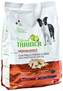 NATURAL TRAINER Medium/adult con pollo fresco e riso