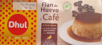 DHUL Flan de huevo y café