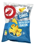 AUCHAN (ALCAMPO) CONOS SABOR QUESO BACON