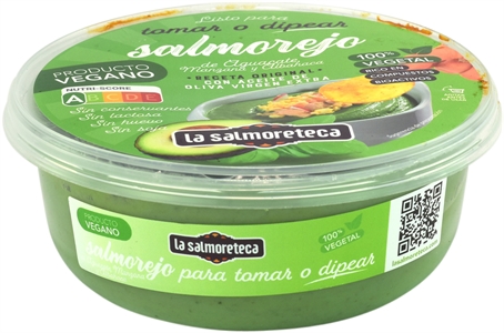 LA SALMORETECA SALMOREJO DE AGUACATE, MANZANA Y ALBAHACA