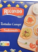 RECONDO TOSTADAS CANAPÉ TRADICIONALES, REDONDAS