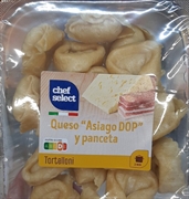 CHEF SELECT (LIDL) Tortelloni queso "Asiago DOP" y panceta