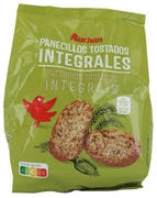 AUCHAN (ALCAMPO) Panecillos tostados integrales