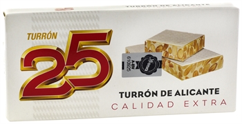TURRÓN 25 TURRÓN DE ALICANTE (BLANCO)
