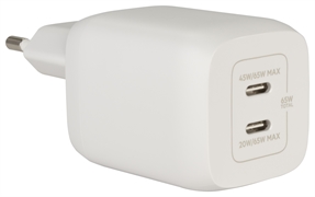 BELKIN Cargador BoostCharge Pro GaN PPS doble 65W + Cable USB-C