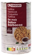 EROSKI TORTITA DE MAÍZ SABOR BARBACOA