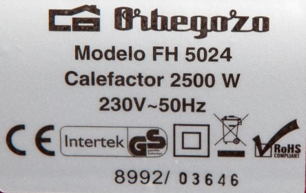ORBEGOZO FH-5024