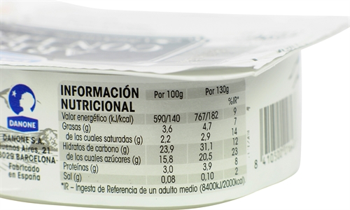 DANONE ARROZ CON LECHE.