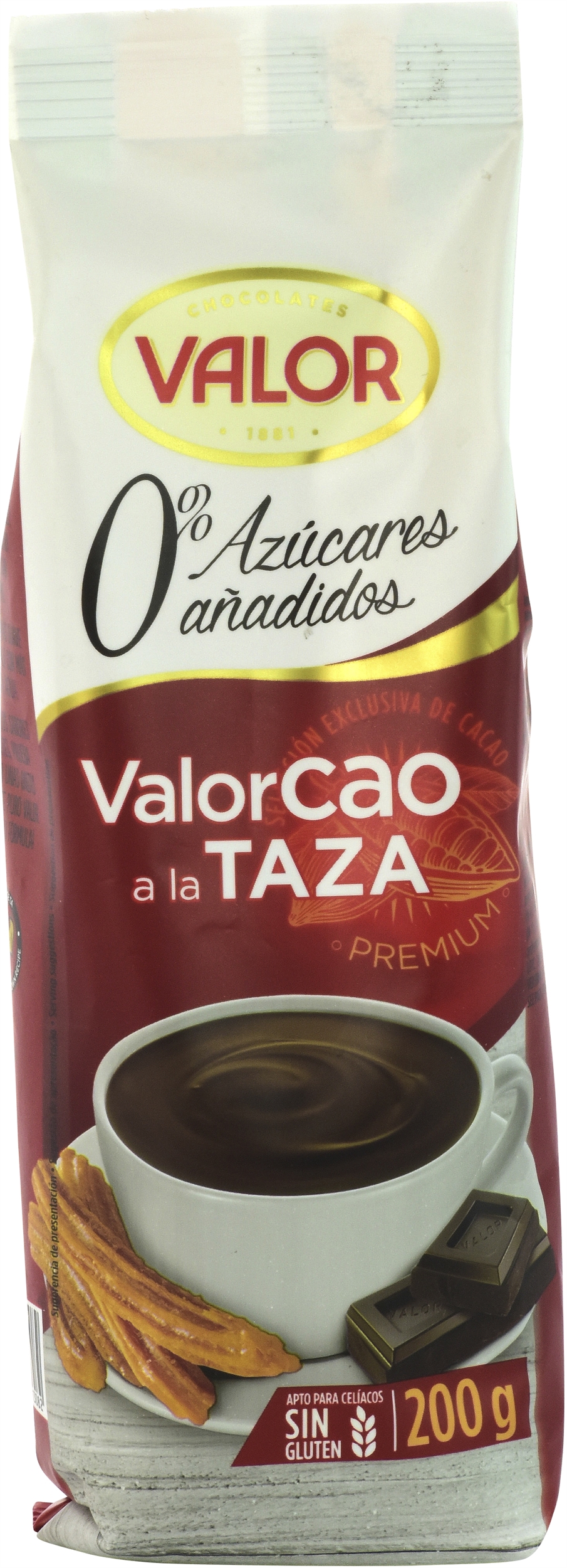 VALOR VALORCAO A LA TAZA 0% AZÚCARES AÑADIDOS