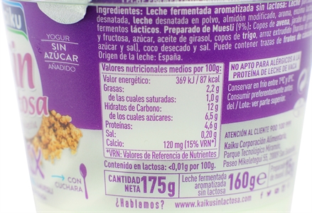 KAIKU MIX NATURAL & MUESLI BAJO EN GRASA.