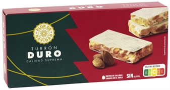 FLOR DE NAVIDAD (ALDI) Turrón duro