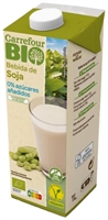 CARREFOUR BIO BEBIDA DE SOJA 0% AZÚCARES AÑADIDOS