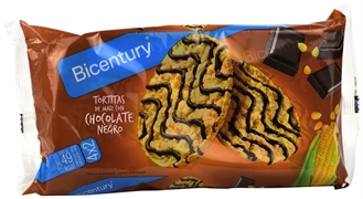 BICENTURY TORTITA DE MAÍZ CON CHOCOLATE NEGRO