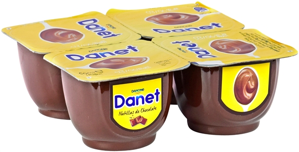 DANET (DANONE) NATILLAS DE CHOCOLATE.
