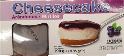 HACENDADO (MERCADONA) CHEESECAKE