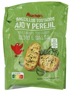 AUCHAN (ALCAMPO) PANECILLOS TOSTADOS AJO Y PEREJIL