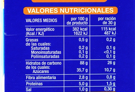 HACENDADO (MERCADONA) COPOS DE MAÍZ AZUCARADOS.