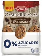 CUÉTARA Campurrianas con trocitos de chocolate 0% azúcares añadidos