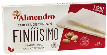 EL ALMENDRO Tableta de turrón finííísimo