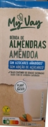 MY VAY (ALDI) BEBIDA DE ALMENDRAS SIN AZÚCARES AÑADIDOS