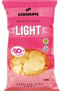 CONSUM PATATAS CHIPS LIGHT