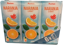 AUCHAN (ALCAMPO) Naranja light