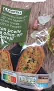 EROSKI Panecillos tostados con aceite de oliva, ajo y perejil