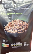 EROSKI SELEQTIA MUESLI CRUJIENTE CON FRUTOS SECOS