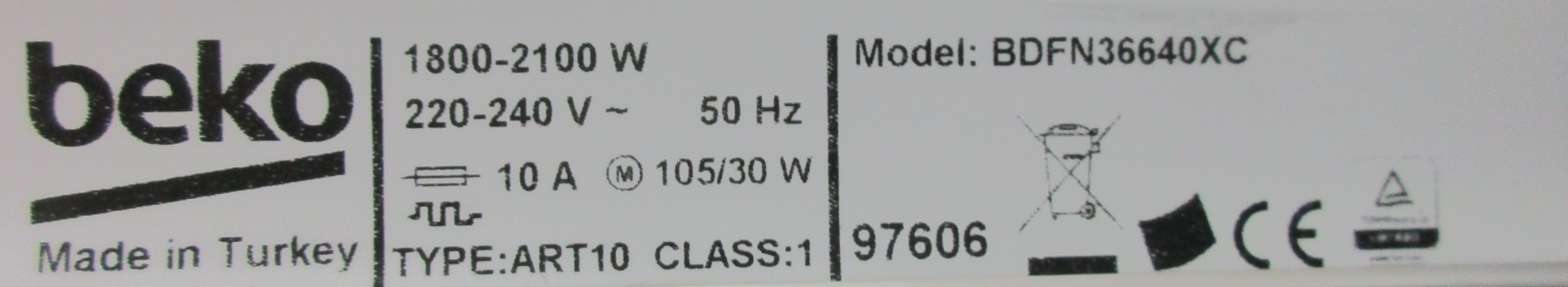 BEKO BDFN36640XC