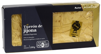 AUCHAN COLLECTION (ALCAMPO) Turrón de Jijona