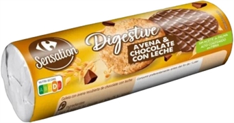 CARREFOUR SENSATION Digestive Avena & Chocolate con leche