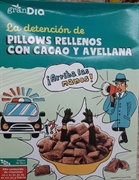 GRAN DIA LA DETENCIÓN DE PILLOWS RELLENOS CON CACAO Y AVELLANA