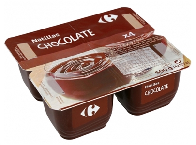 CARREFOUR NATILLAS CHOCOLATE.